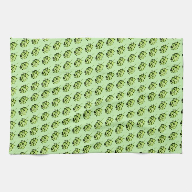 Behändiga skutt - ölälskare handduk för maträtt, kökshandduk (Horisontell)