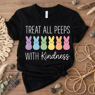 Behandla Alla Kompisar Med Vänlighet Påsk Lärare T Shirt