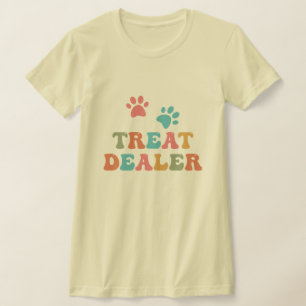 Behandla återförsäljare - Färgfull Hund älskare T Shirt