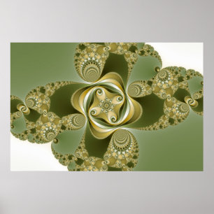 Behandla detta - Fractal Poster