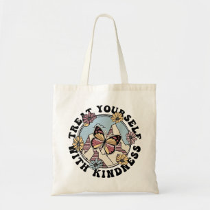 Behandla Dig Själv Med Vänlighet Tote Bag Självk Tygkasse
