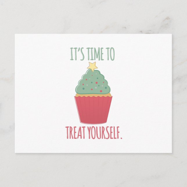 Behandla dig själv vykort (Framsida)