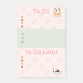 Behandla dina egna katter post-it block