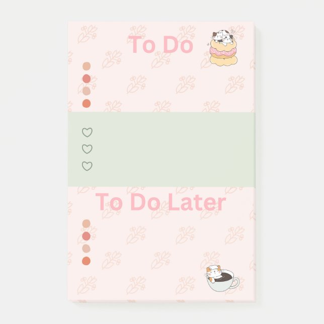 Behandla dina egna katter post-it block (Framsida)