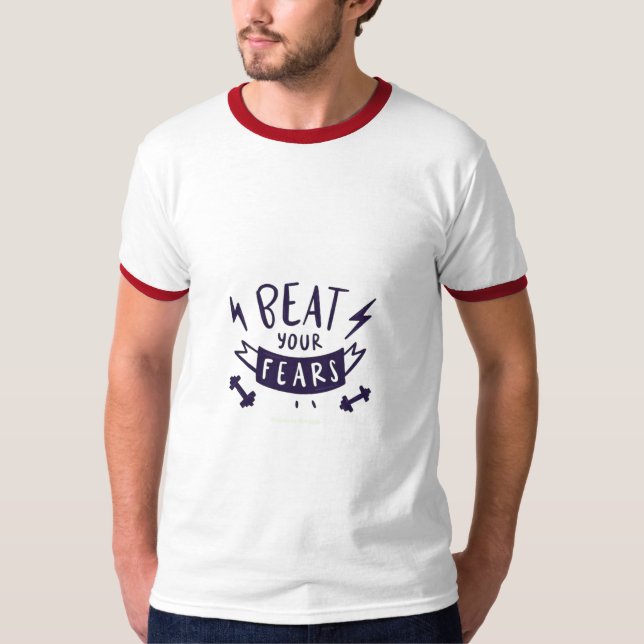 Behandla dina farhågor t shirt (Framsida)