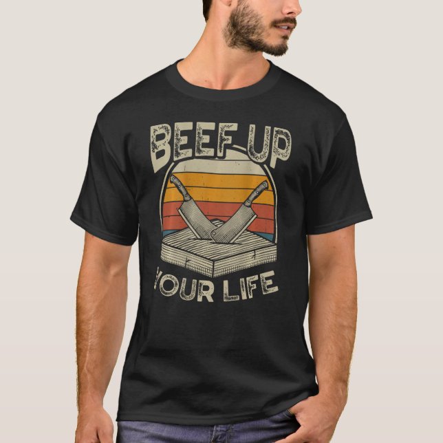 Behandla ditt livsuppehåll Kött T Shirt (Framsida)