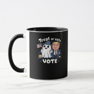Behandla eller rösta, Spooky Trumpkin, Halloween G Mugg