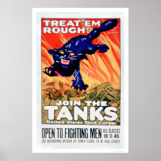 Behandla "Em Rough"! Gå med Tankerna (US02077A) Poster