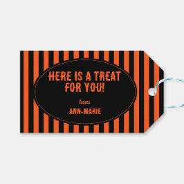 Behandla för dig Halloween Presentetikett