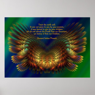 Behandla jordens brunn poster