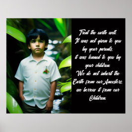 Behandla jordens brunn | Tropical Boy Poster