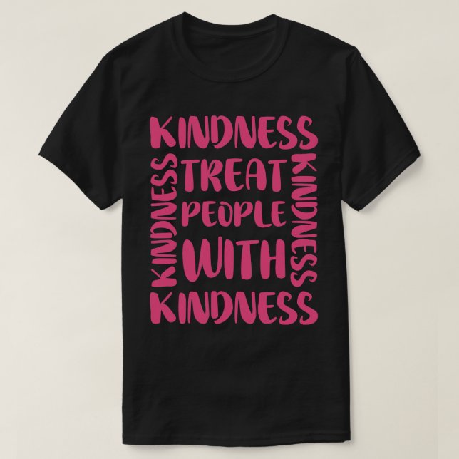 Behandla människor med kinditet t shirt (Design framsida)