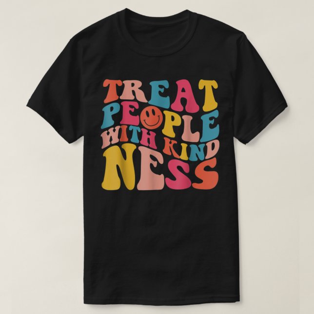 Behandla människor med TPWK-Trendiget Preppy T Shirt (Design framsida)