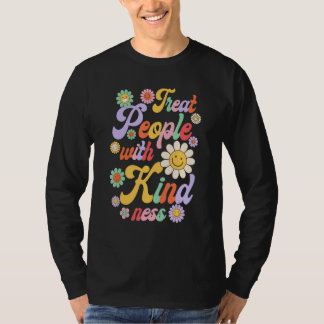Behandla Människor Med Vänlighet    Söt Snäll Tren T Shirt
