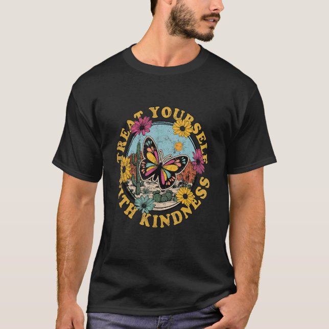 Behandla själv grafik för närvarande t shirt (Framsida)