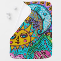 Behandla som ett barn blanket/uttryck, solen,