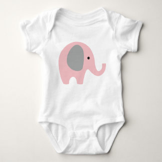 Behandla som ett barn bodysuiten med rosa elefant- t-shirt