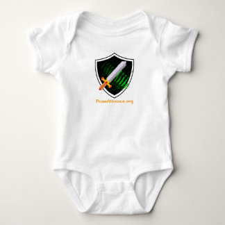 Behandla som ett barn bodysuiten (vit) med tee shirt