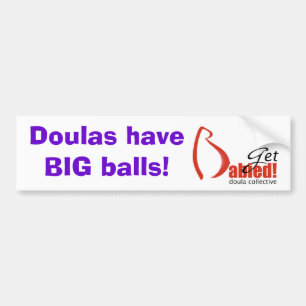 Behandla som ett barn DoulasBigBalls1-Get Bildekal