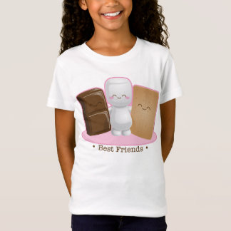 "Behandla som ett barn S'more kompis" flickor - T Shirt