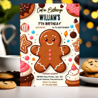 Behandla söta söta barn Cookie Exchange 1:a födels