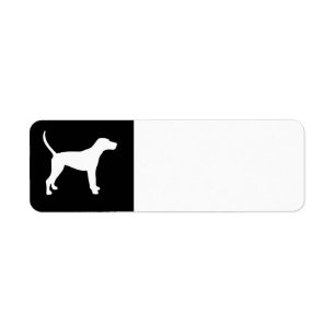 Behandla valkerkoonhound white silo returadress etikett