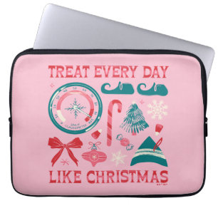 Behandla varje dag som jul laptop fodral