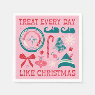Behandla varje dag som jul pappersservett