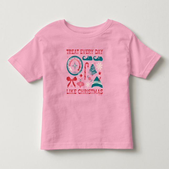 Behandla varje dag som jul t shirt (Framsida)