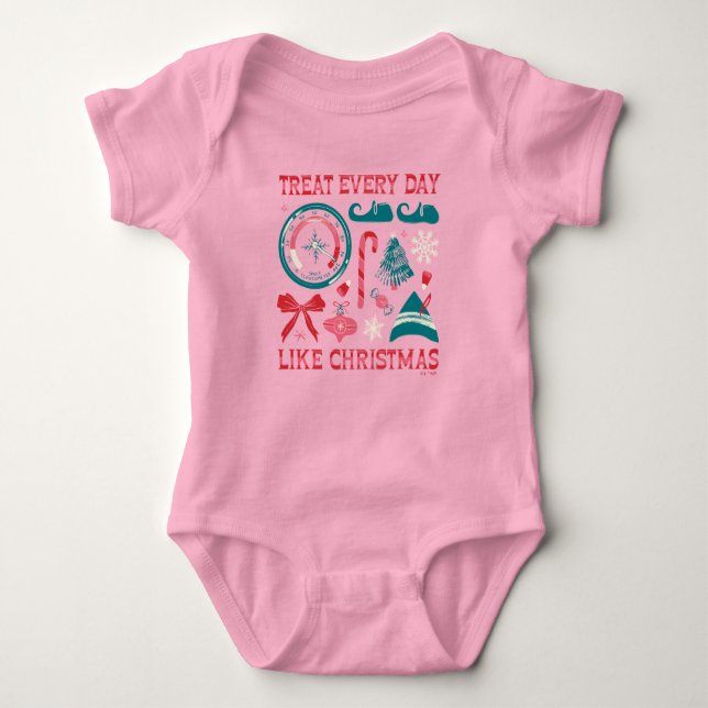 Behandla varje dag som jul t shirt (Framsida)