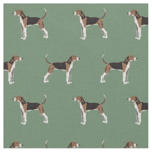 Behandla Walker Coonhound grönt Tyg