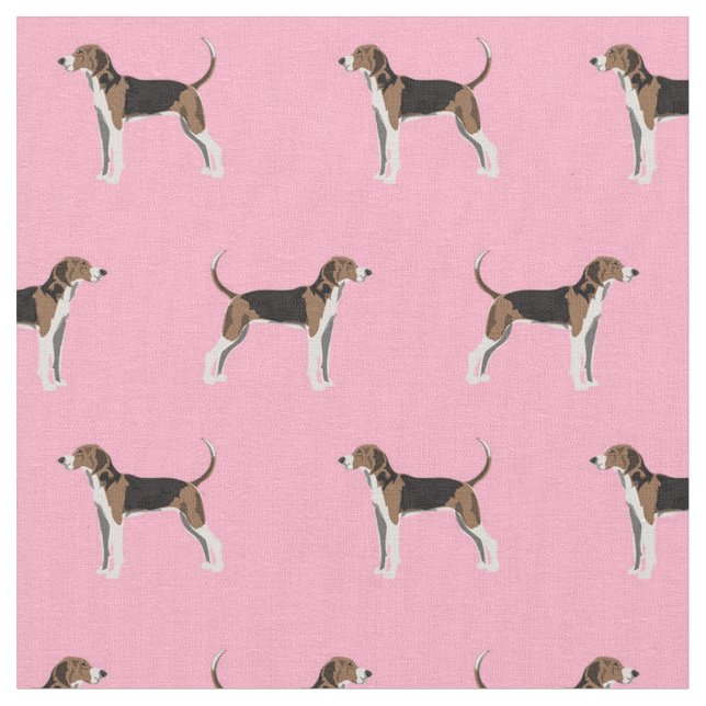 Behandla Walker Coonhound hund rosa Tyg (Närbild)