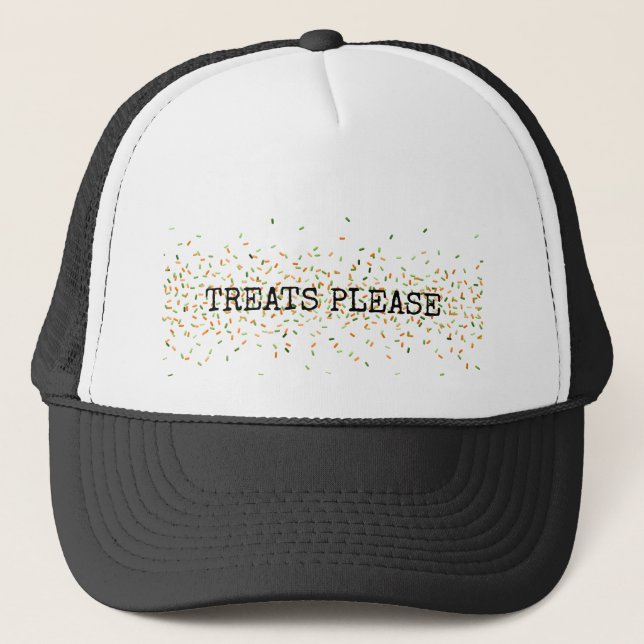 Behandlar Halloween Candy Sprinkles inga försök Keps (Framsida)