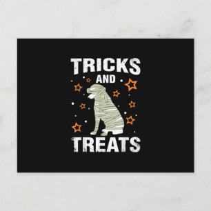 Behandlar _ Tricks Rottweiler Halloween Kostym Mum Meddelande Vykort