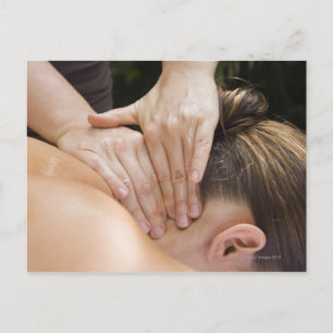 Behandling av kvinnor som får spa vykort