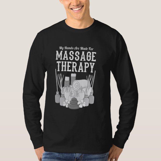 Behandling av massageterapi Funny kroppsmuskelvävn T Shirt (Framsida)