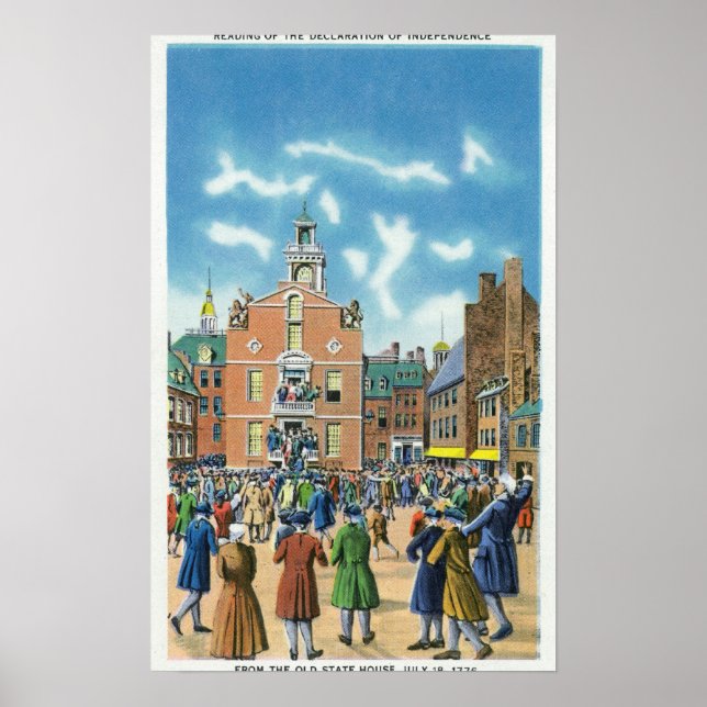 Behandling av självständighetsförklaringen poster (Framsidan)