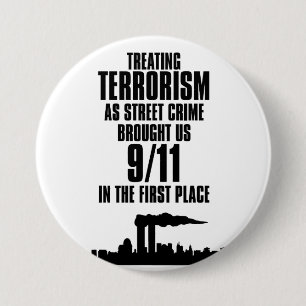 Behandling av terrorism som gatabrott knapp