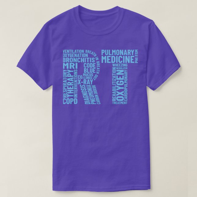 Behandling med andningsorgan Gift terapi Lungprydn T Shirt (Design framsida)
