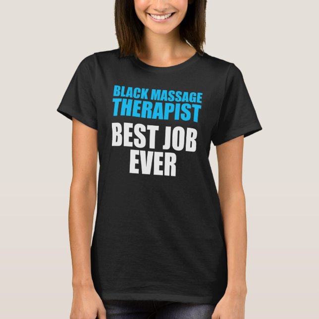 Behandling med Hälsa vid massage 4 T Shirt (Framsida)