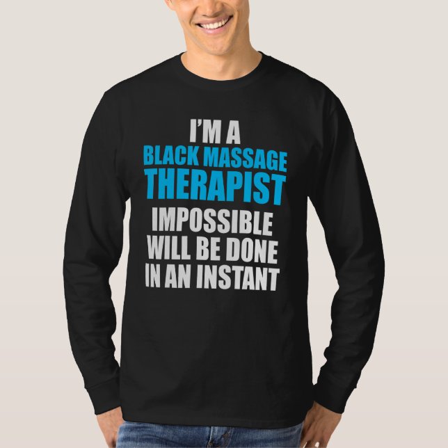 Behandling med Hälsa vid massage 4 T Shirt (Framsida)