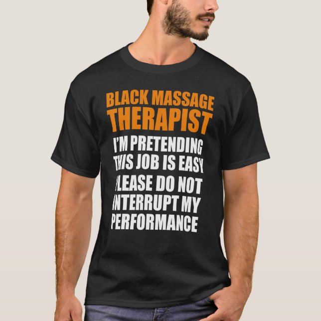 Behandling med Hälsa vid massage 6 T Shirt (Framsida)