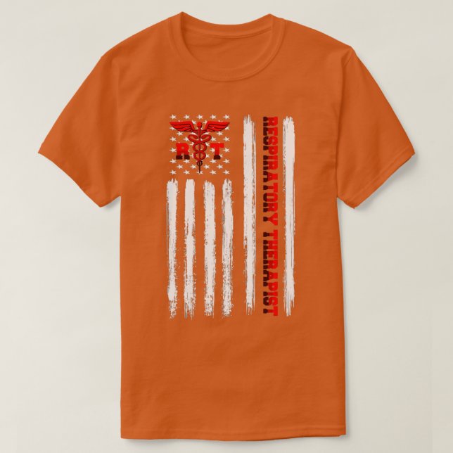 Behandling med respiratorisk terapi Gift Physician T Shirt (Design framsida)