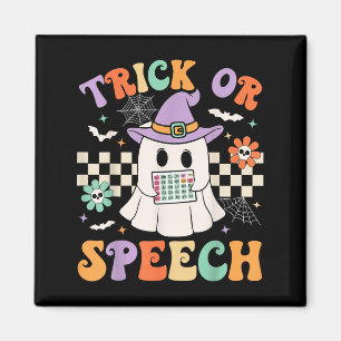 Behandling med stift Retro Tal i Tal eller Hallowe Magnet