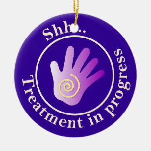 Behandling Yin Yang Door Hanger Yang Julgransprydnad Keramik