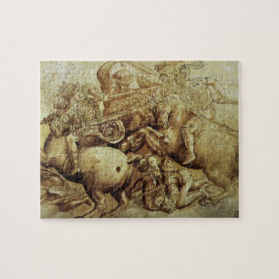 Behandlingen av Anghiari av Leonardo da Vinci Pussel