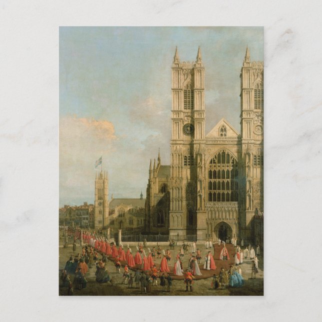 Behandlingen av Bath-riddarens riddare Vykort (Framsida)