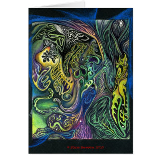 Behandlingen av fantasi hälsningskort