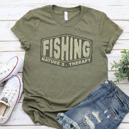 Behandlingen av fiskets natur - fiskande älskare t shirt