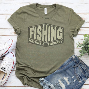 Behandlingen av fiskets natur - fiskande älskare t shirt